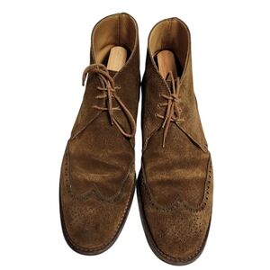 Brooks Brothers Brown Suede Leather Men's Oxfords